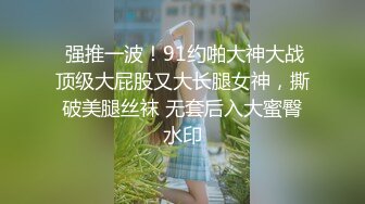  强推一波！91约啪大神大战顶级大屁股又大长腿女神，撕破美腿丝袜 无套后入大蜜臀水印