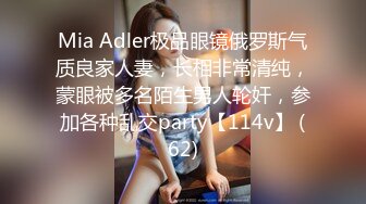 Mia Adler极品眼镜俄罗斯气质良家人妻，长相非常清纯，蒙眼被多名陌生男人轮奸，参加各种乱交party【114v】 (62)