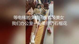 等电梯的少数民族着装美女 我们办公室一朵美丽的石榴花