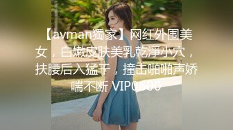 【avman獨家】网红外围美女，白嫩皮肤美乳乾淨小穴，扶腰后入猛干，撞击啪啪声娇喘不断 VIP0600