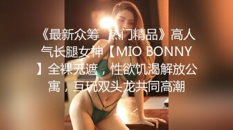 《最新众筹✿热门精品》高人气长腿女神【MIO BONNY】全裸无遮，性欲饥渴解放公寓，互玩双头龙共同高潮