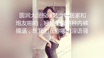  圆润大屁股淫荡少妇居家和炮友啪啪，翘起美臀各种内裤摸逼，想我射在你哪里淫语骚话