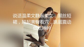 说话温柔文静系美女，黑丝短裙，翘起美臀看穴，跳蛋震动低低呻吟